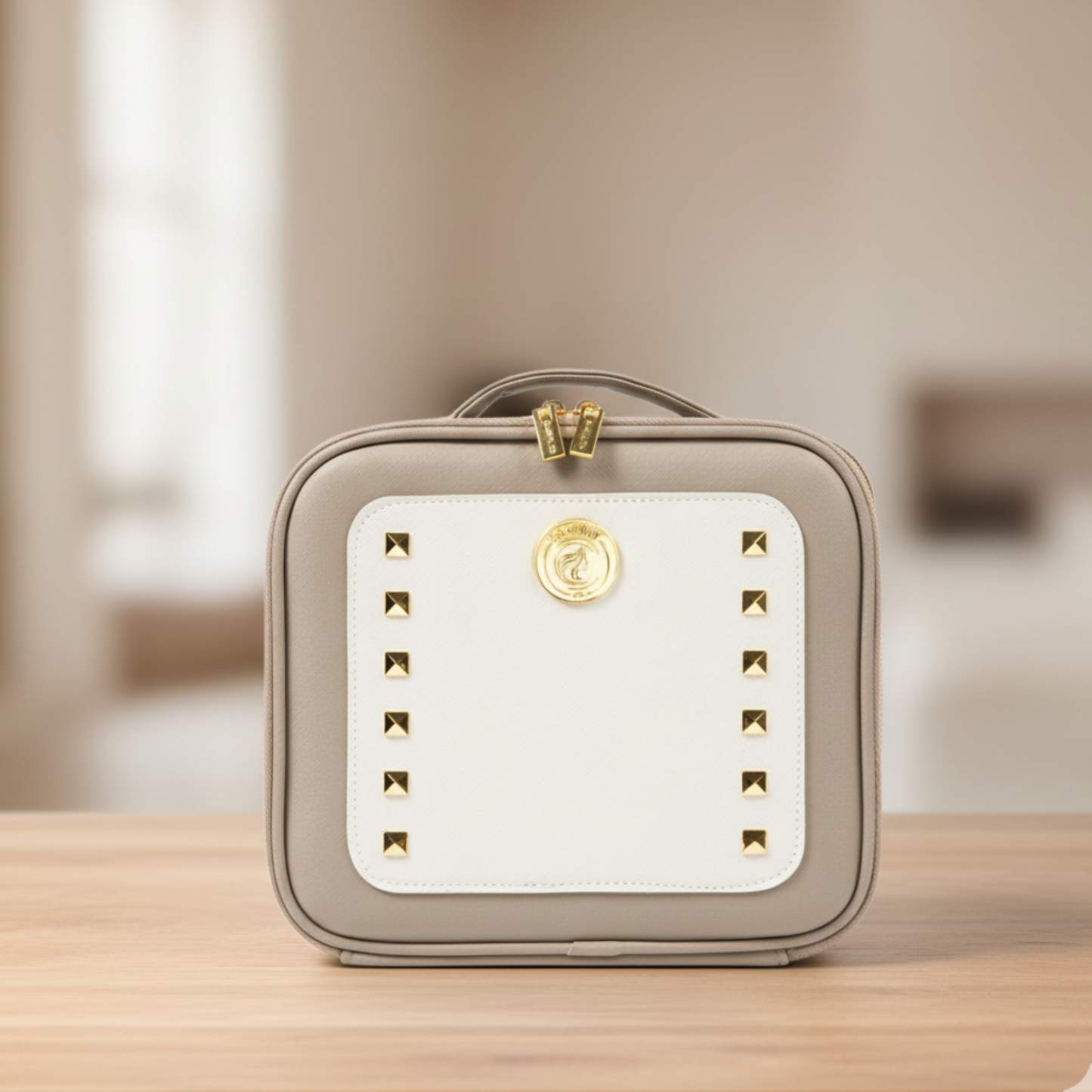 Portable Makeup Case with Mirror