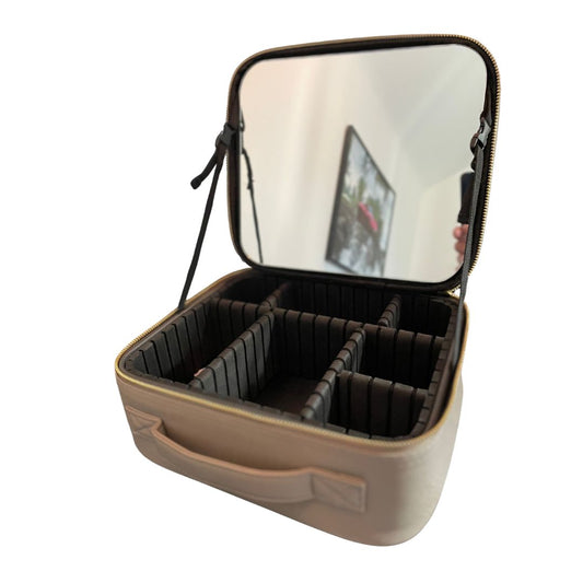 Portable Makeup Case with Mirror
