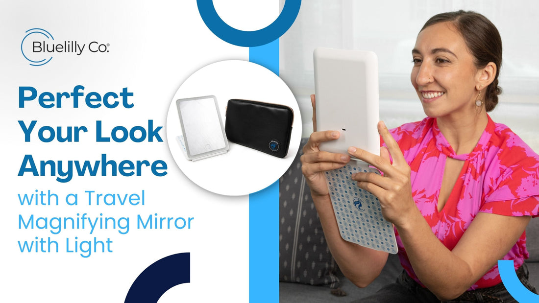 Perfect Look Travel Magnifying Mirror With Light Get Yours